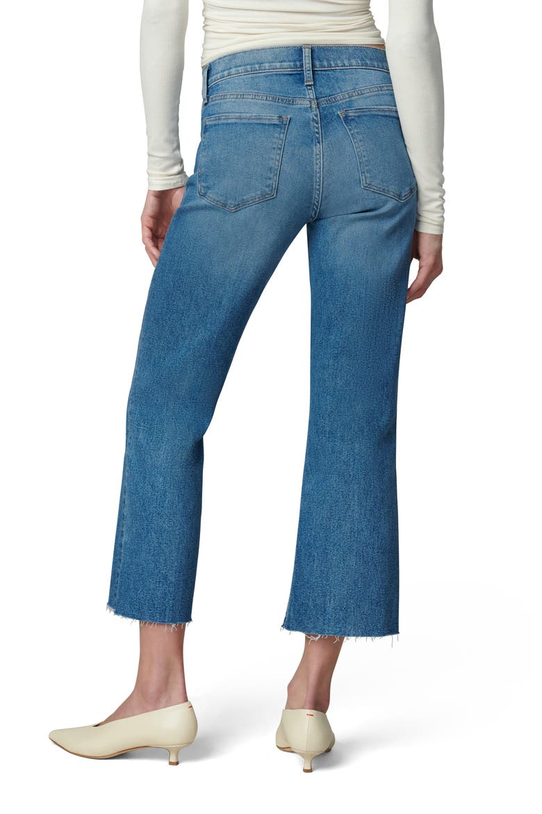 The Callie Raw Hem Crop Bootcut Jeans, Alternate, color, CARPE DIEM