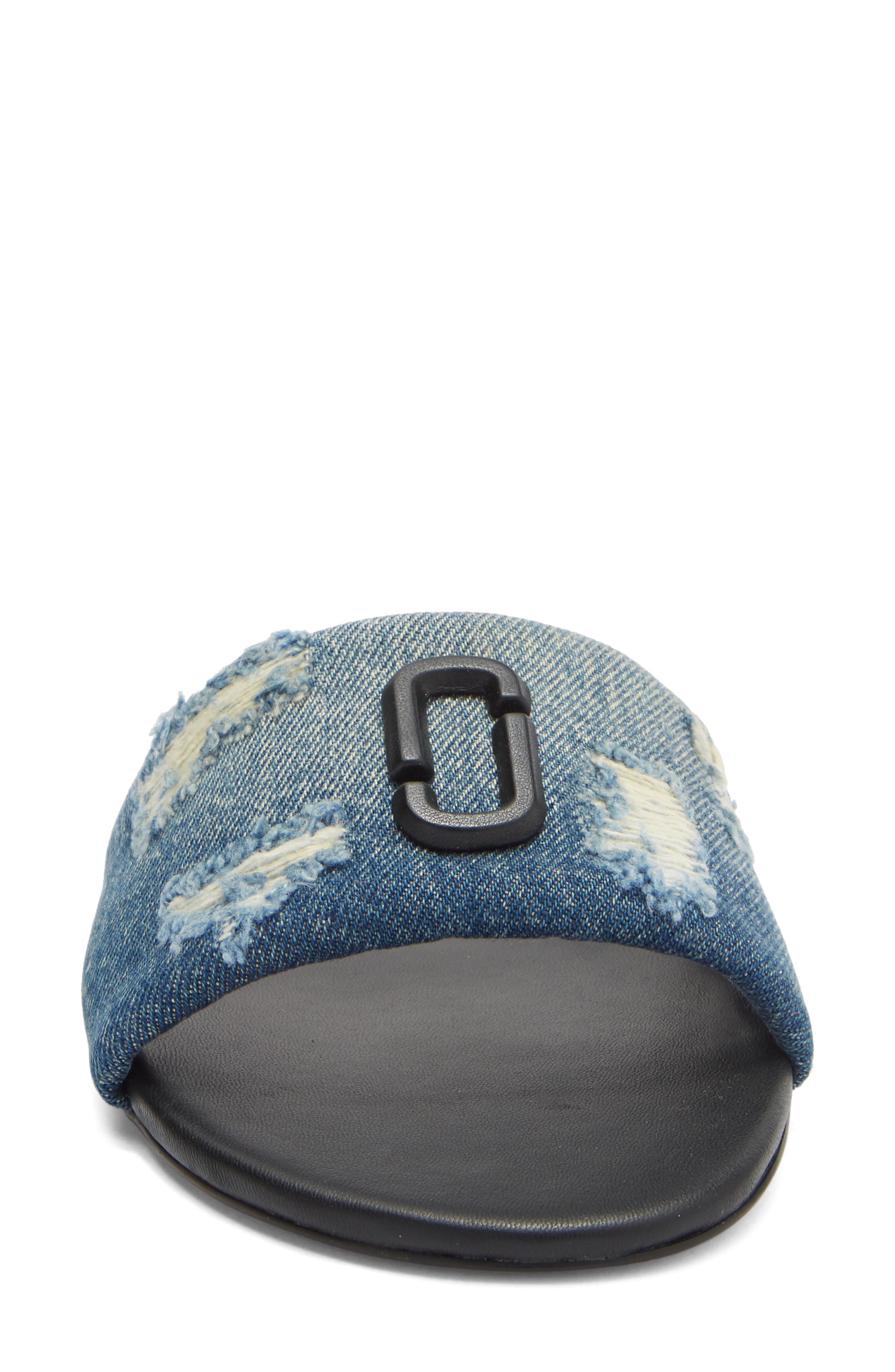 Marc Jacobs The Snapshot Slide Sandal, Alternate, color, Punk Indigo