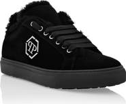 PHILIPP PLEIN Shearling Lo-Top Sneakers Men