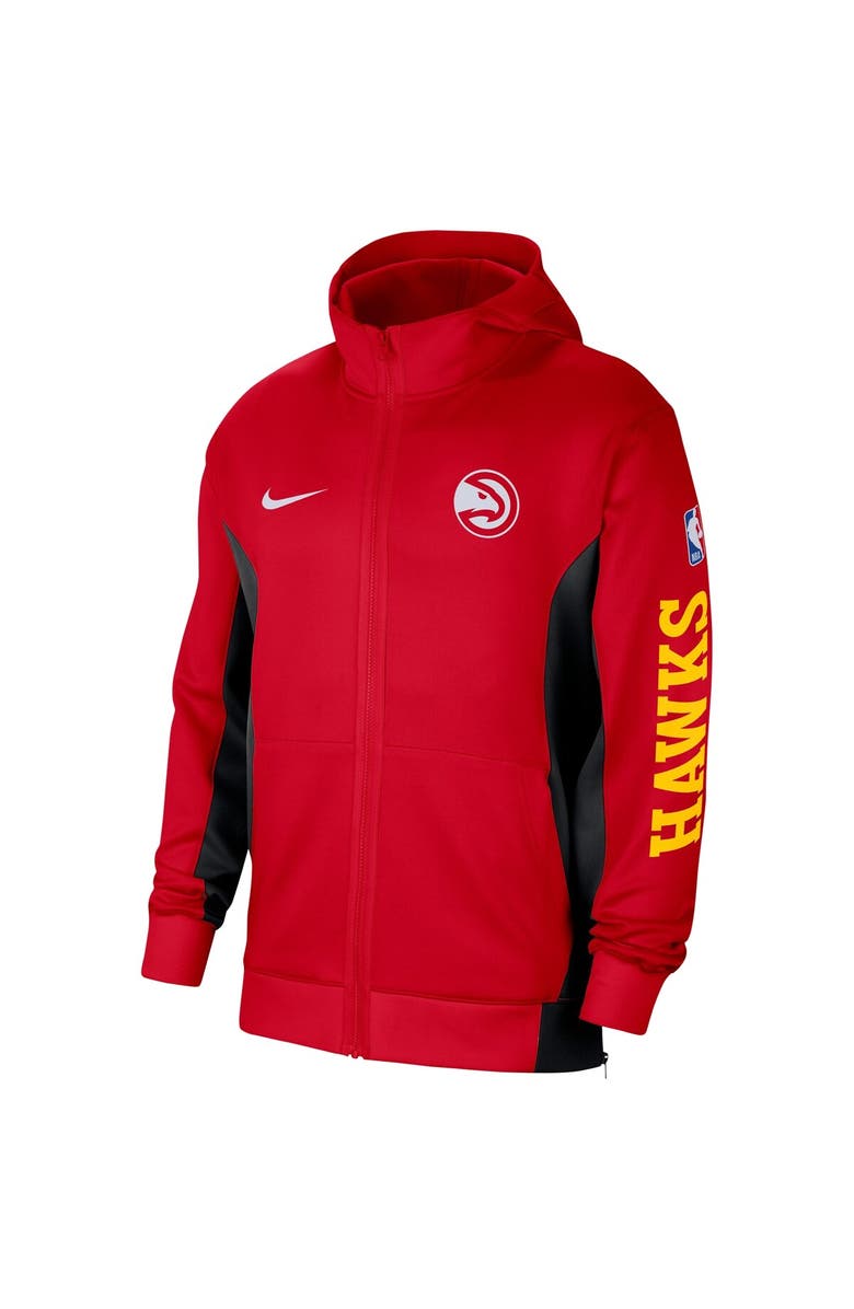 Nike Men's Nike Red Atlanta Hawks 2023/24 Authentic Showtime Full-Zip Hoodie, Alternate, color, Red