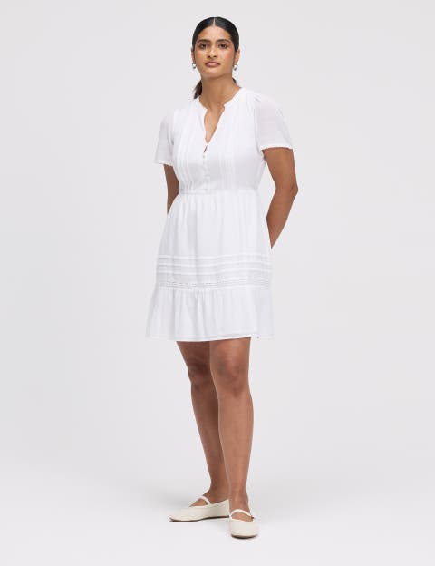 Cotton Voile Short Dress