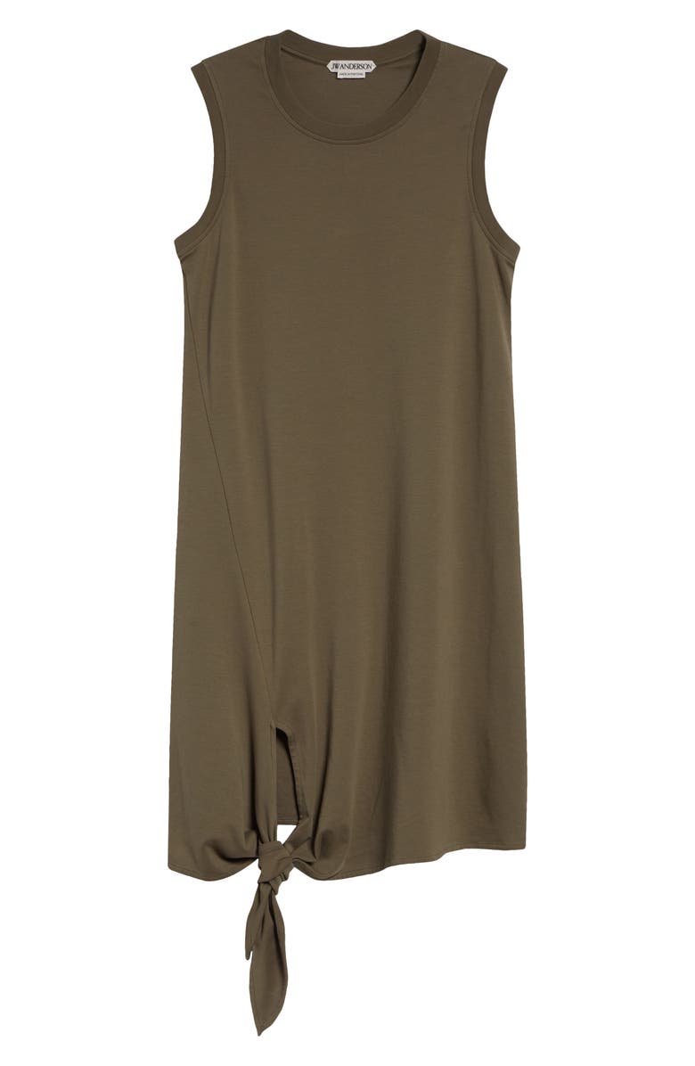 JW Anderson Hem Knot Tank Dress, Main, color, Khaki