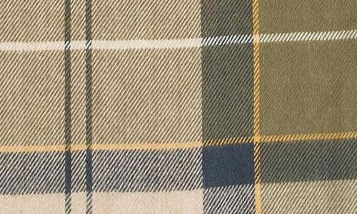 Barbour Galingale Plaid Fringe Scarf