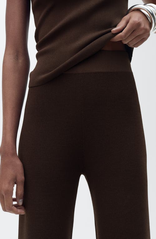 Mango Knit Straight Leg Pants
