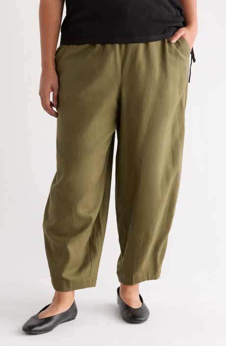 MAX STUDIO Drawstring Lantern Pants