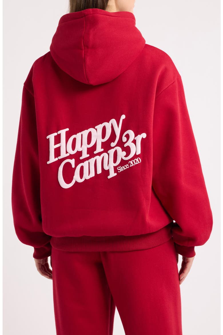Puff Series Logo Hoodie, Alternate, color, DEEP RED