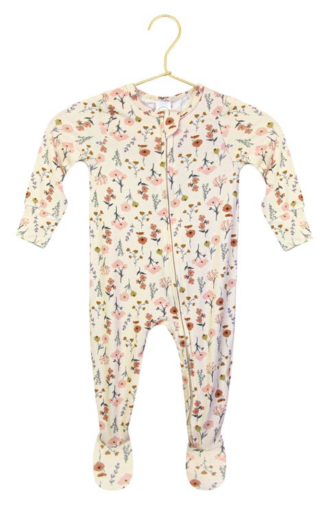 Print Zip Footie (Baby)