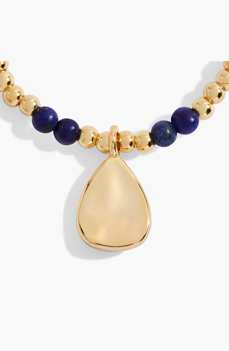 A Littles & Co Birthstone A Little September Bracelet in Gold-Tone Plating, Alternate, color, Metallic Gold