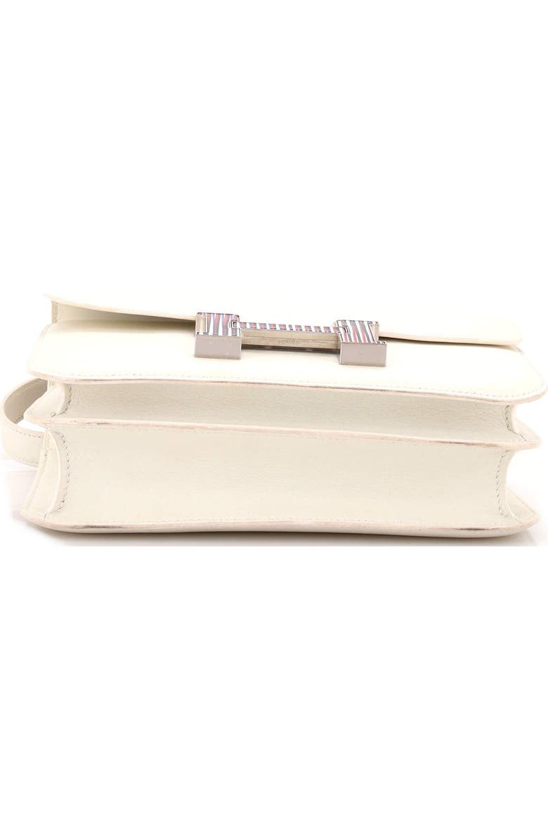 Pre-Owned Hermes Constance Optique Bag Evercolor 24, Alternate, color, Blanc