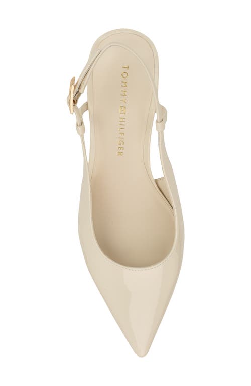 Tommy Hilfiger Women's Cerizza Pointed Toe Slingback Pump In White