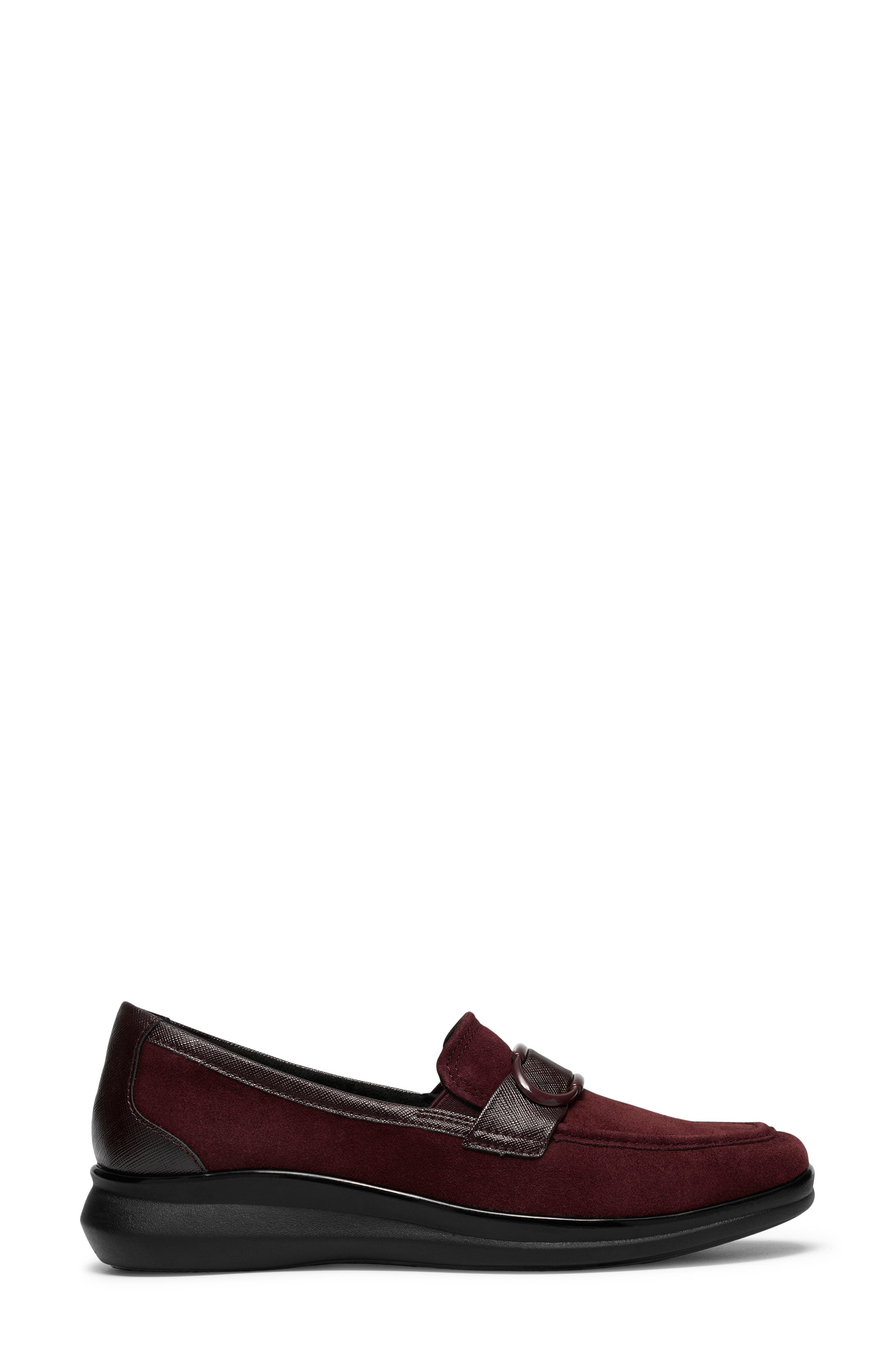 Lynell Bay Loafer, Alternate, color, WINE LEATHER