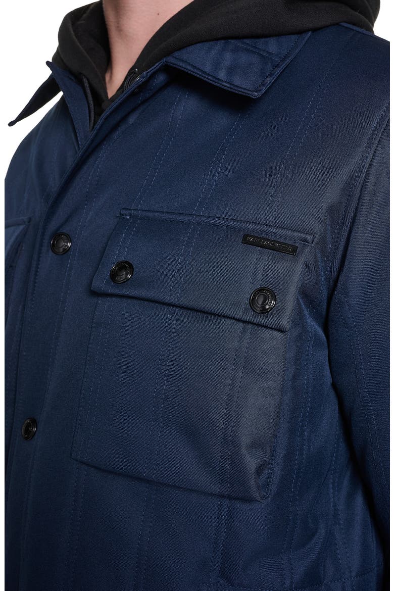 Quilted Shirt Jacket, Alternate, color, NAVY
