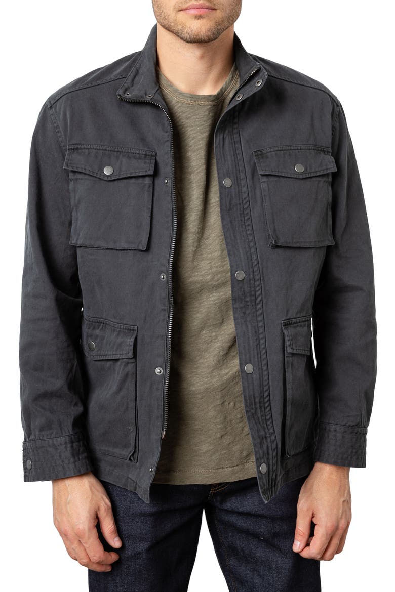 Porter Field Jacket, Main, color, CHARCOAL