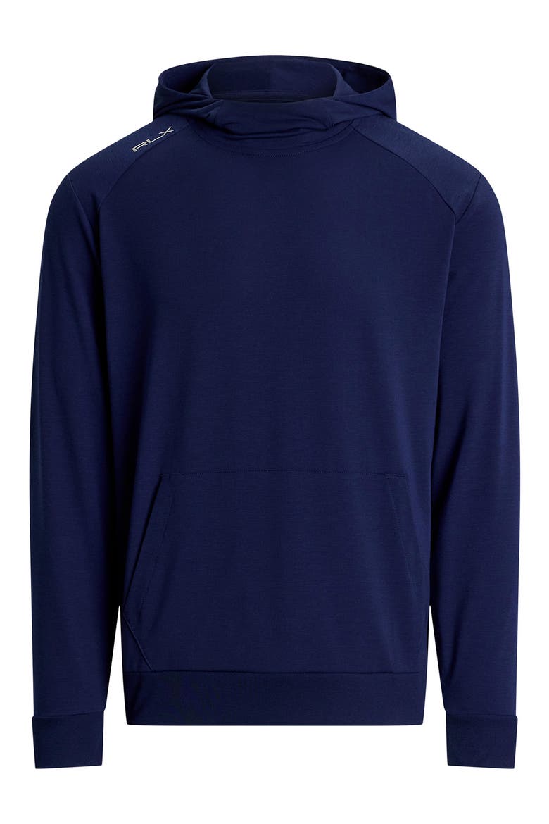 Lounge Jersey Hooded Sweatshirt, Alternate, color, REFINED NAVY