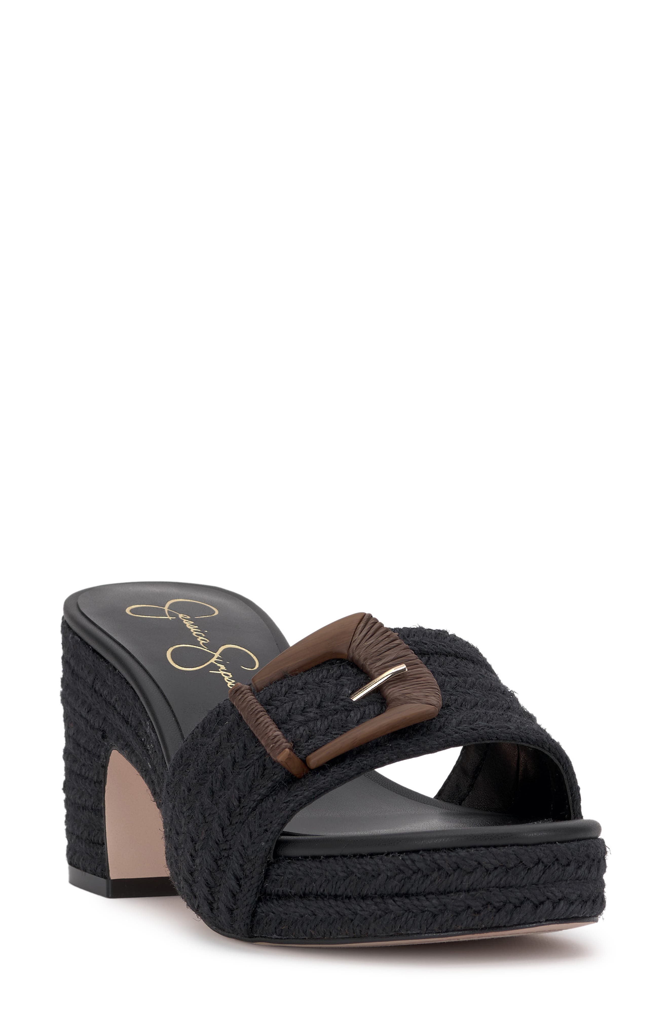 Jessica Simpson Peccio Espadrille Platform Slide Sandal, Main, color, 