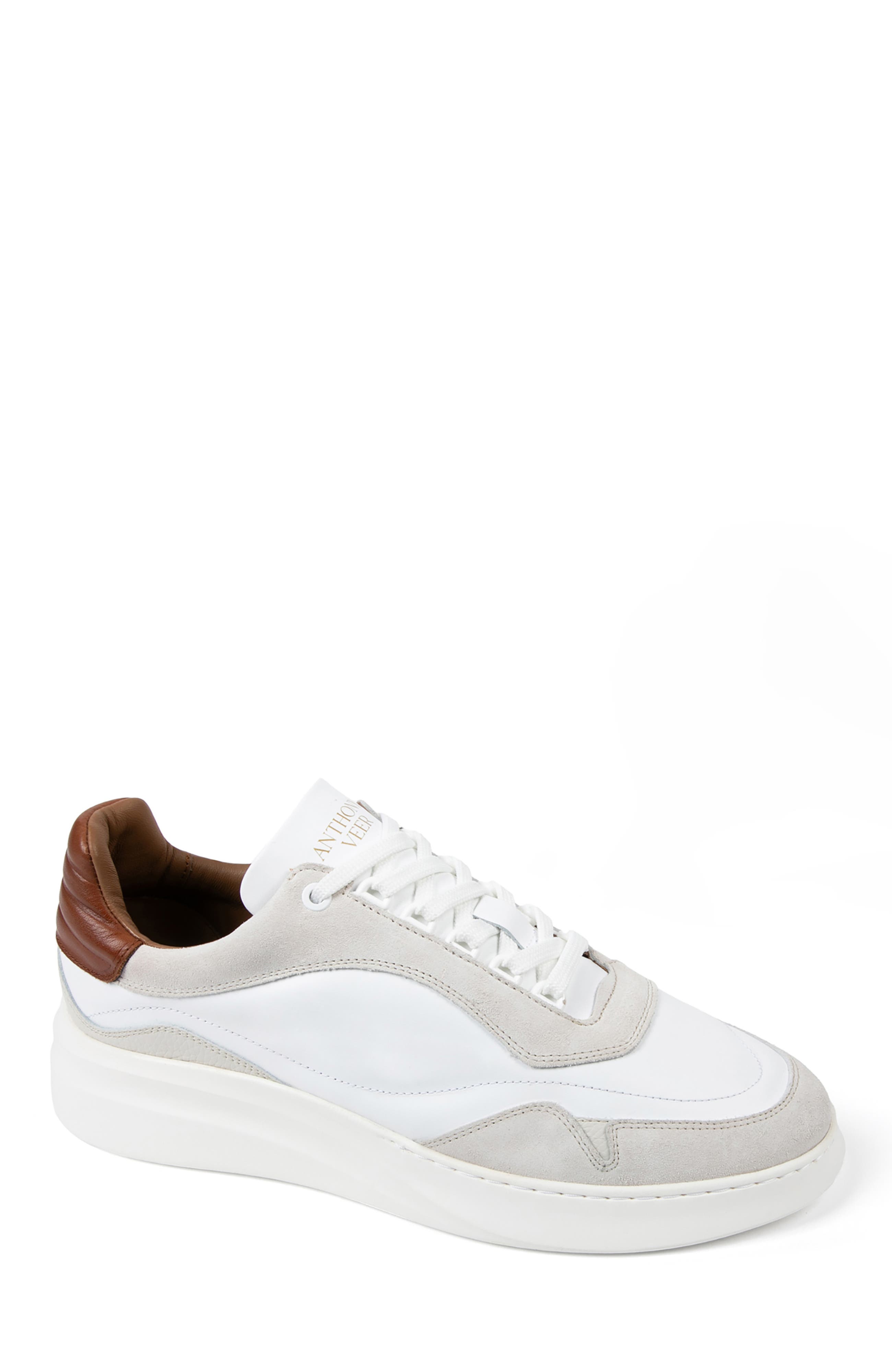 Anthony Veer Nash Court Sneaker, Main, color, White