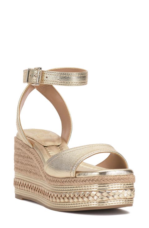 Lilla Ankle Strap Platform Wedge (Women)