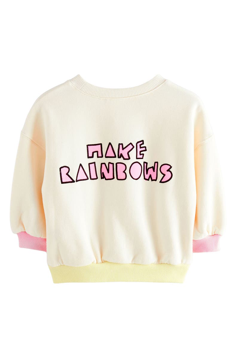 NEXT Kids' Rainbow Graphic Sweatshirt, Alternate, color,