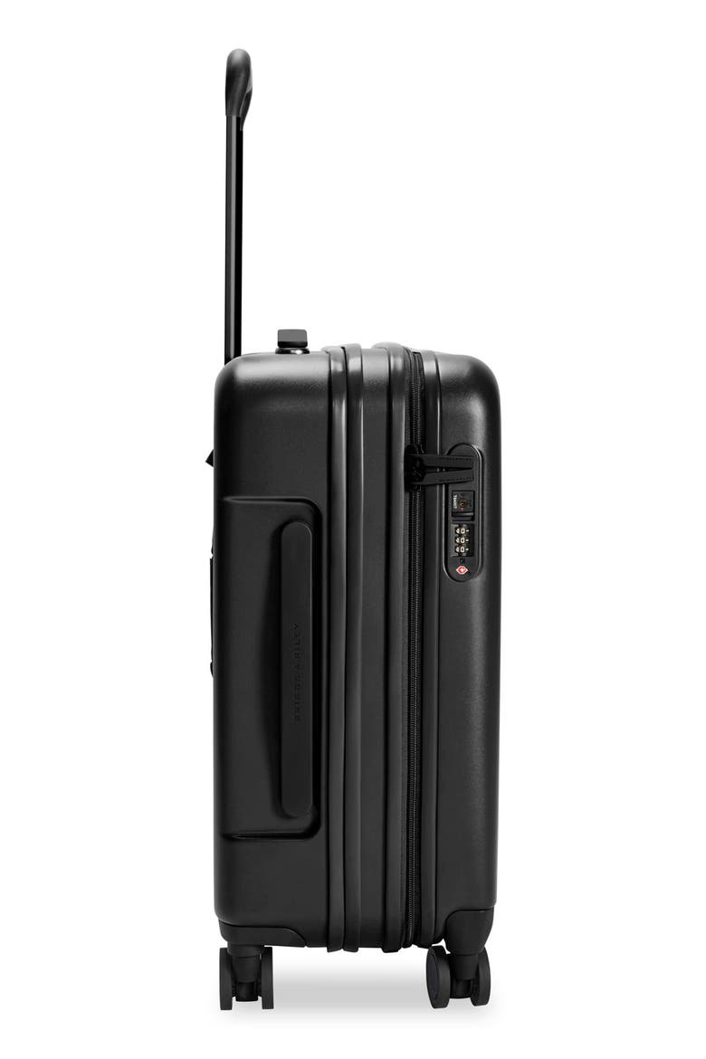 Sympatico Global 21-Inch Expandable Spinner Carry-On, Alternate, color, BLACK