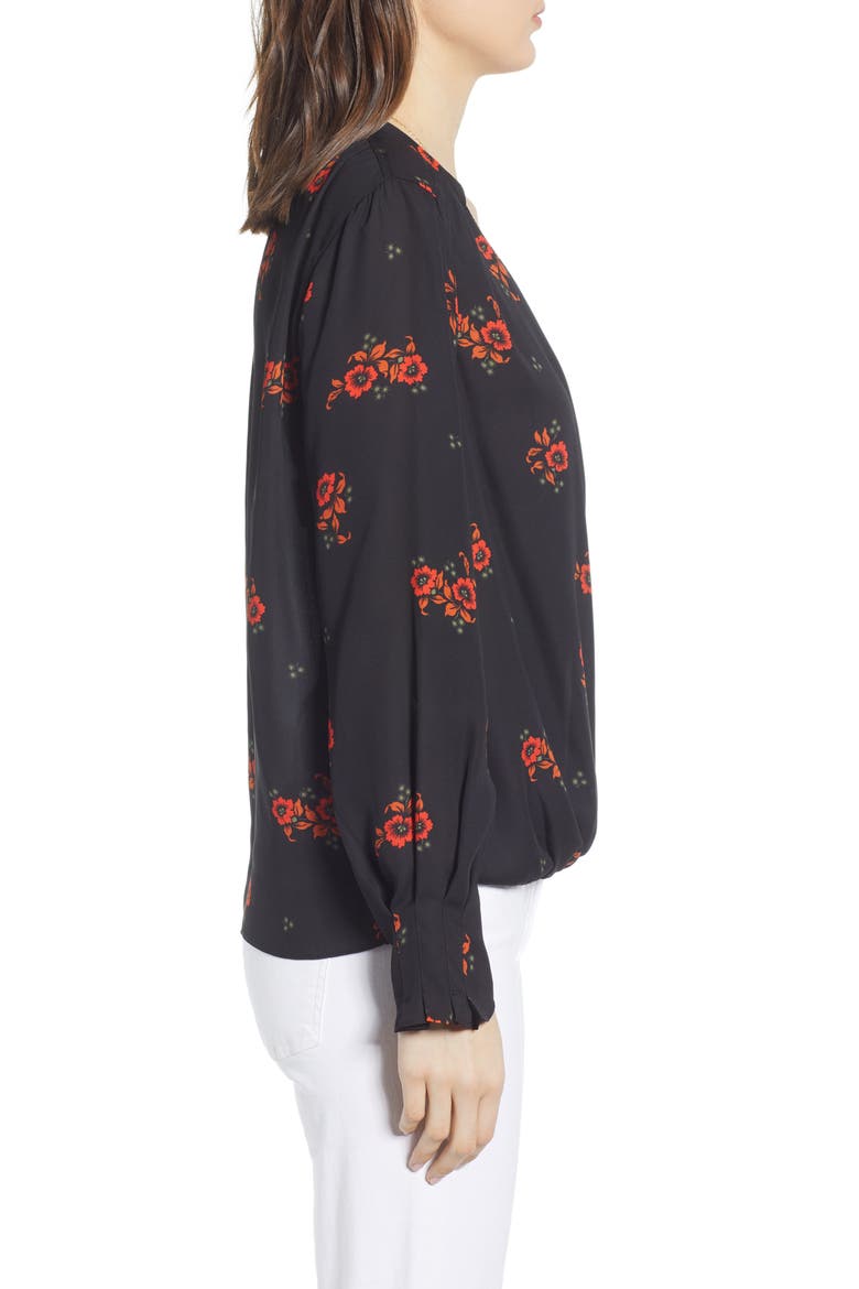 Wrap Blouse, Alternate, color, COMBO F