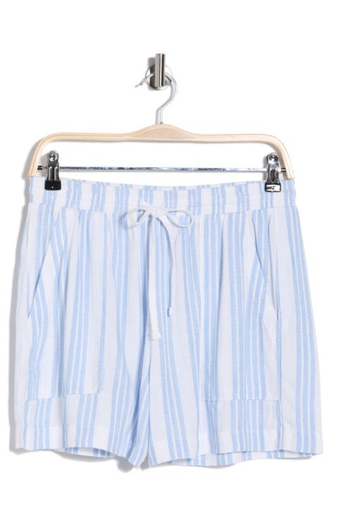 Marseille Linen Blend Drawstring Shorts