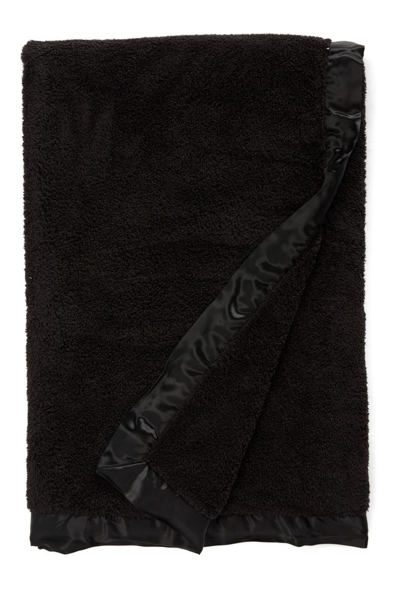 Chenille Throw, Main, color, ONYX