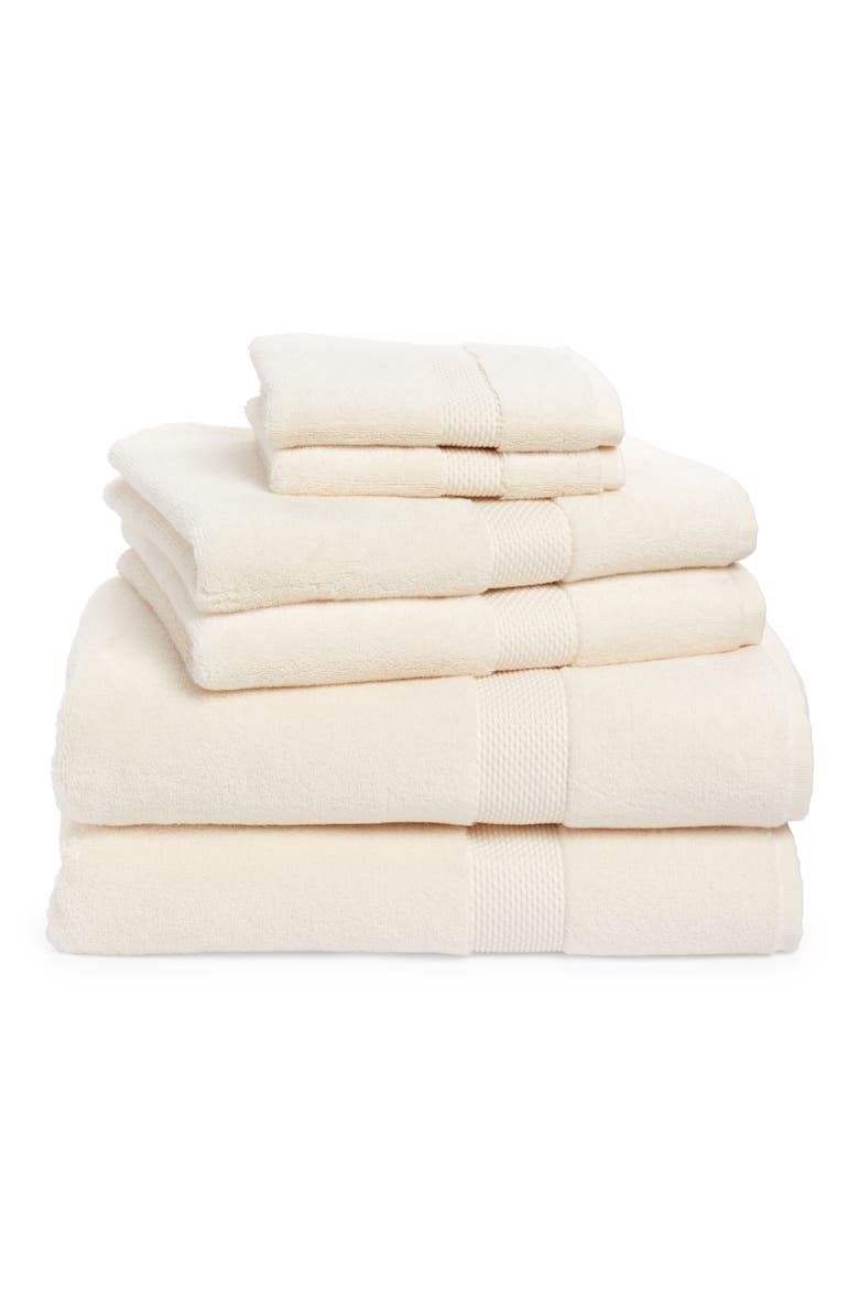 Regent 6-Piece Towel Set, Main, color, IVORY