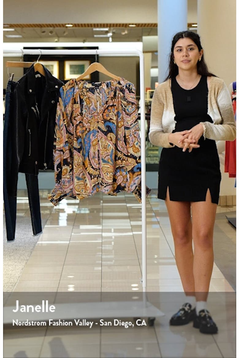 Print Metallic Top video