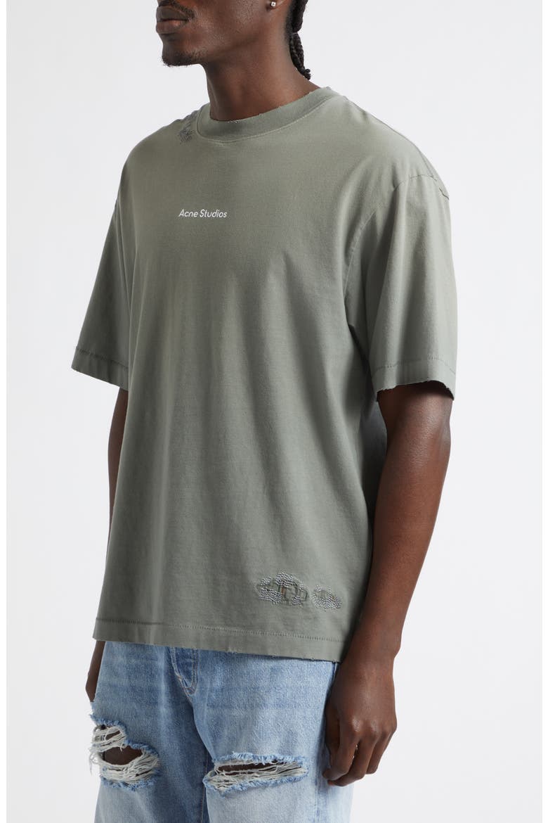 Gender Inclusive Exford U Stamp Mending Midsummer Graphic T-Shirt, Alternate, color, SLATE GREY