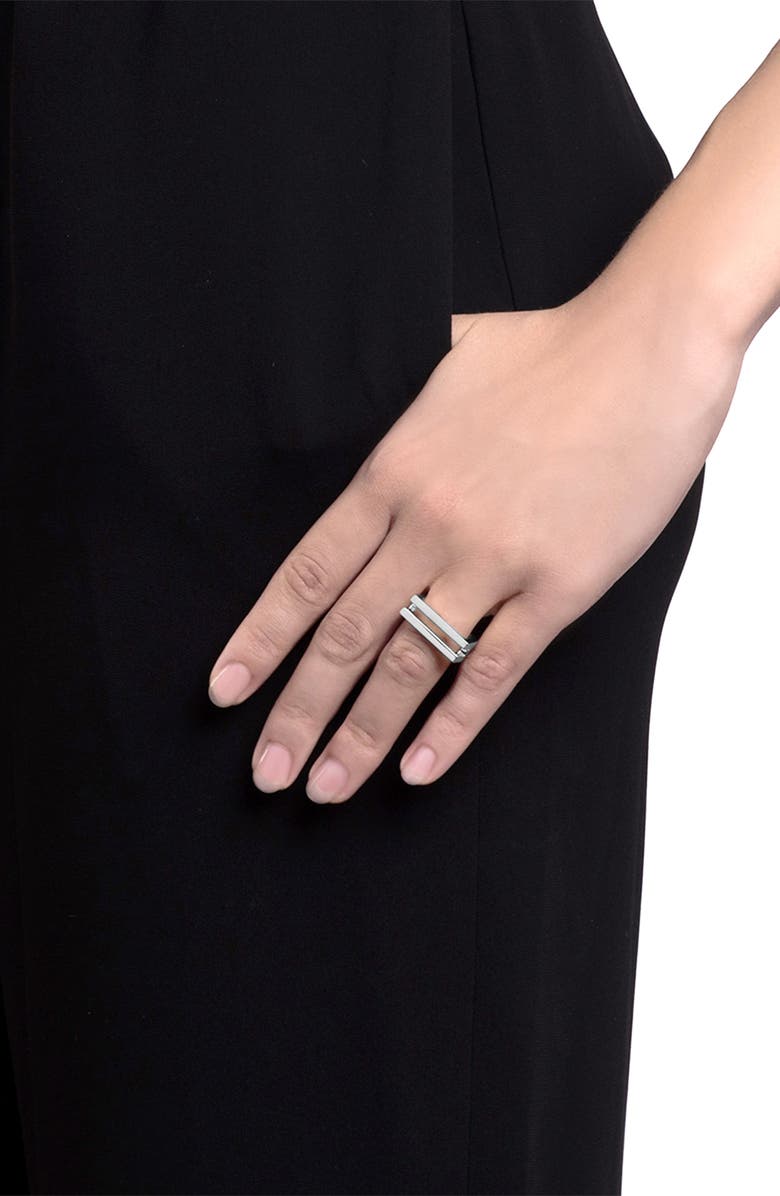 Miansai Square Openwork Ring, Alternate, color,