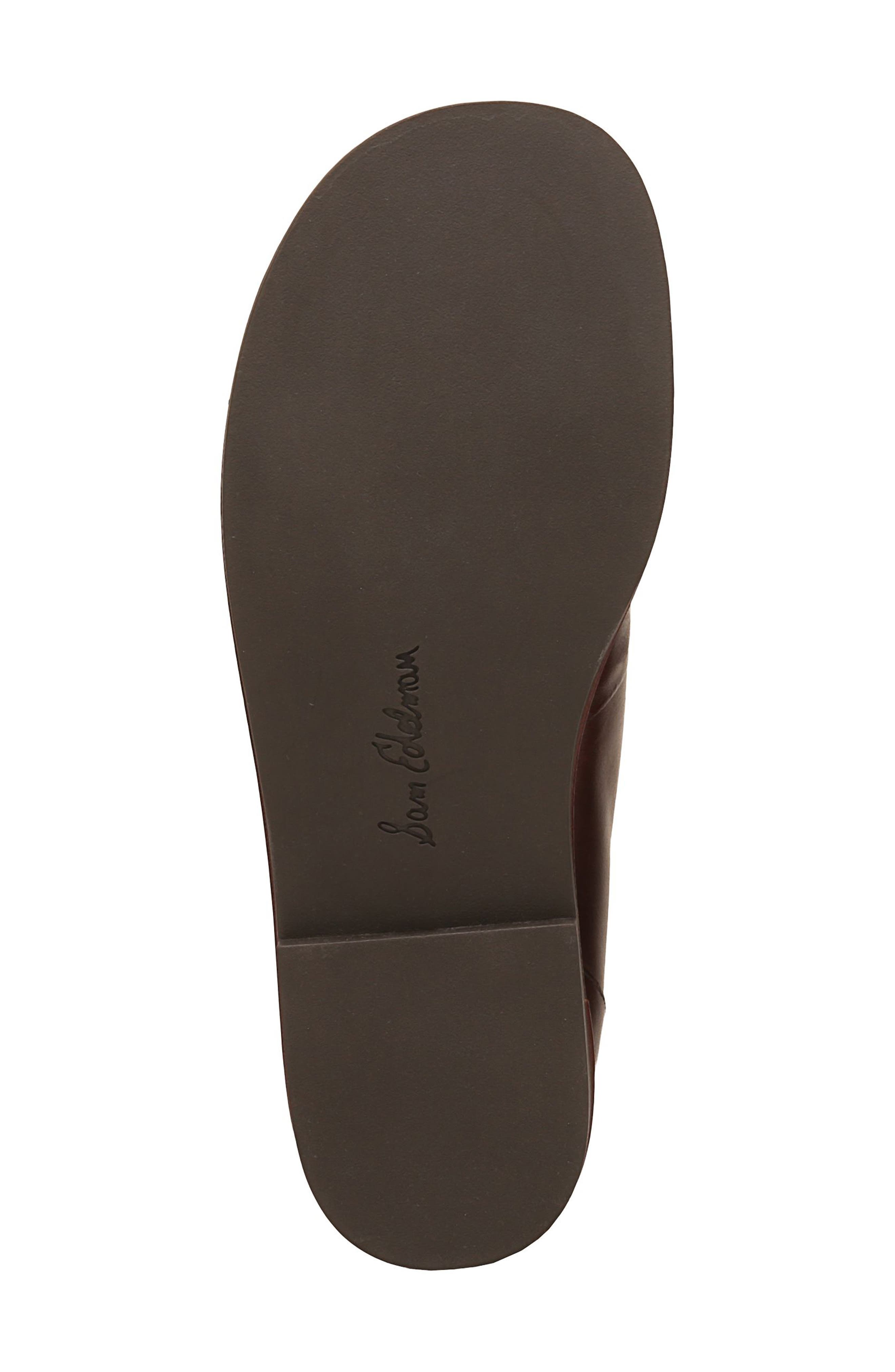 Cameron Cozy Leather Boot, Alternate, color, DARK BROWN