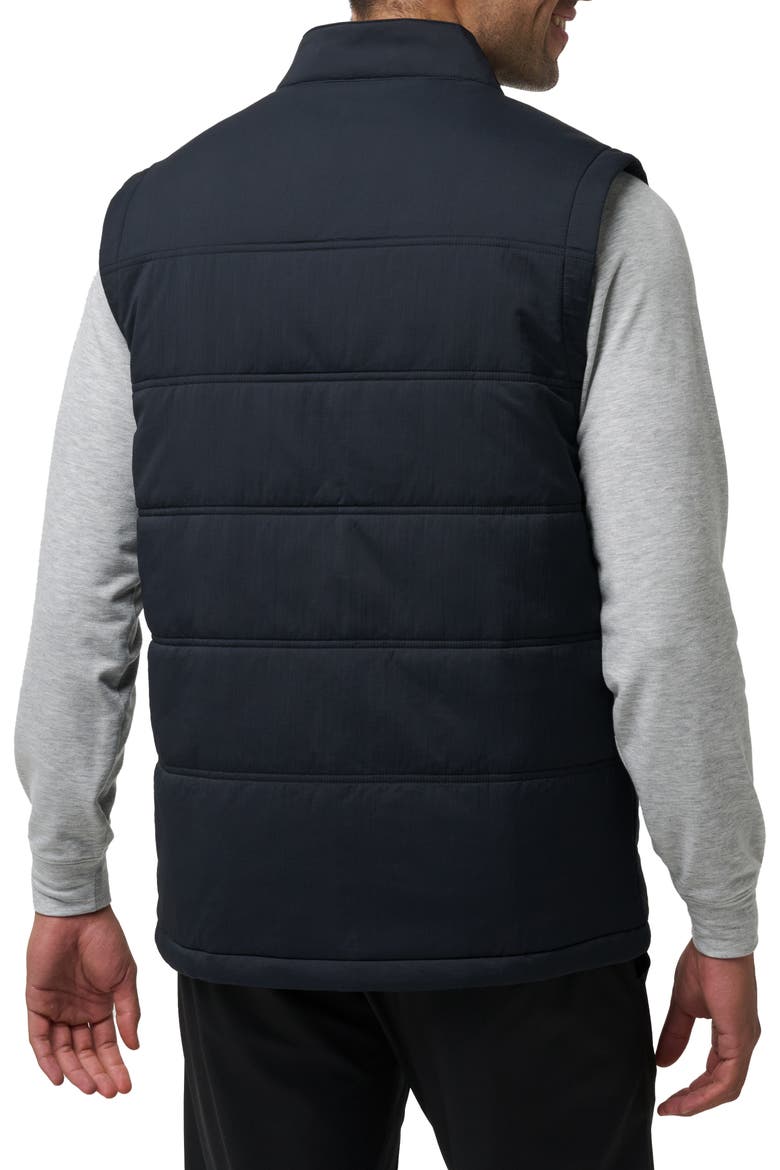 Palisades Nylon Puffer Vest, Alternate, color, BLACK