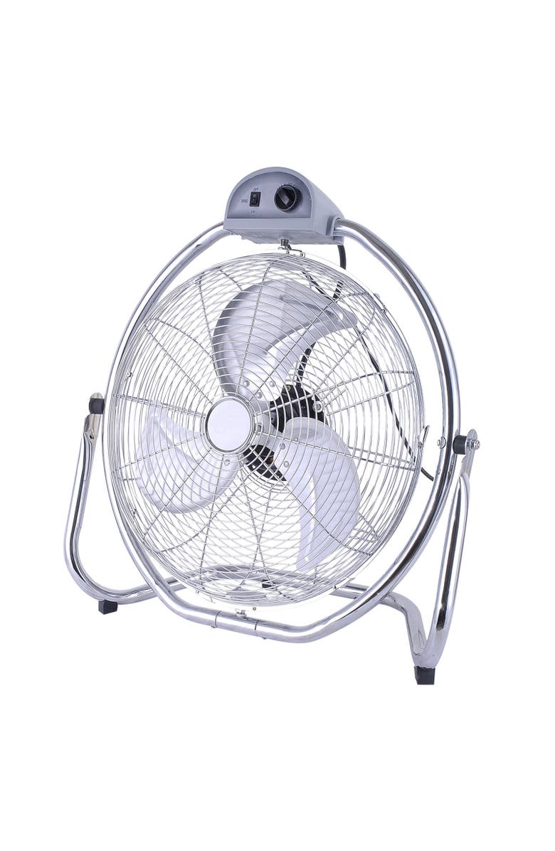 Optimus 20 in. Grade Oscillating High Velocity Fan with Chrome Grill, Main, color, Chrome