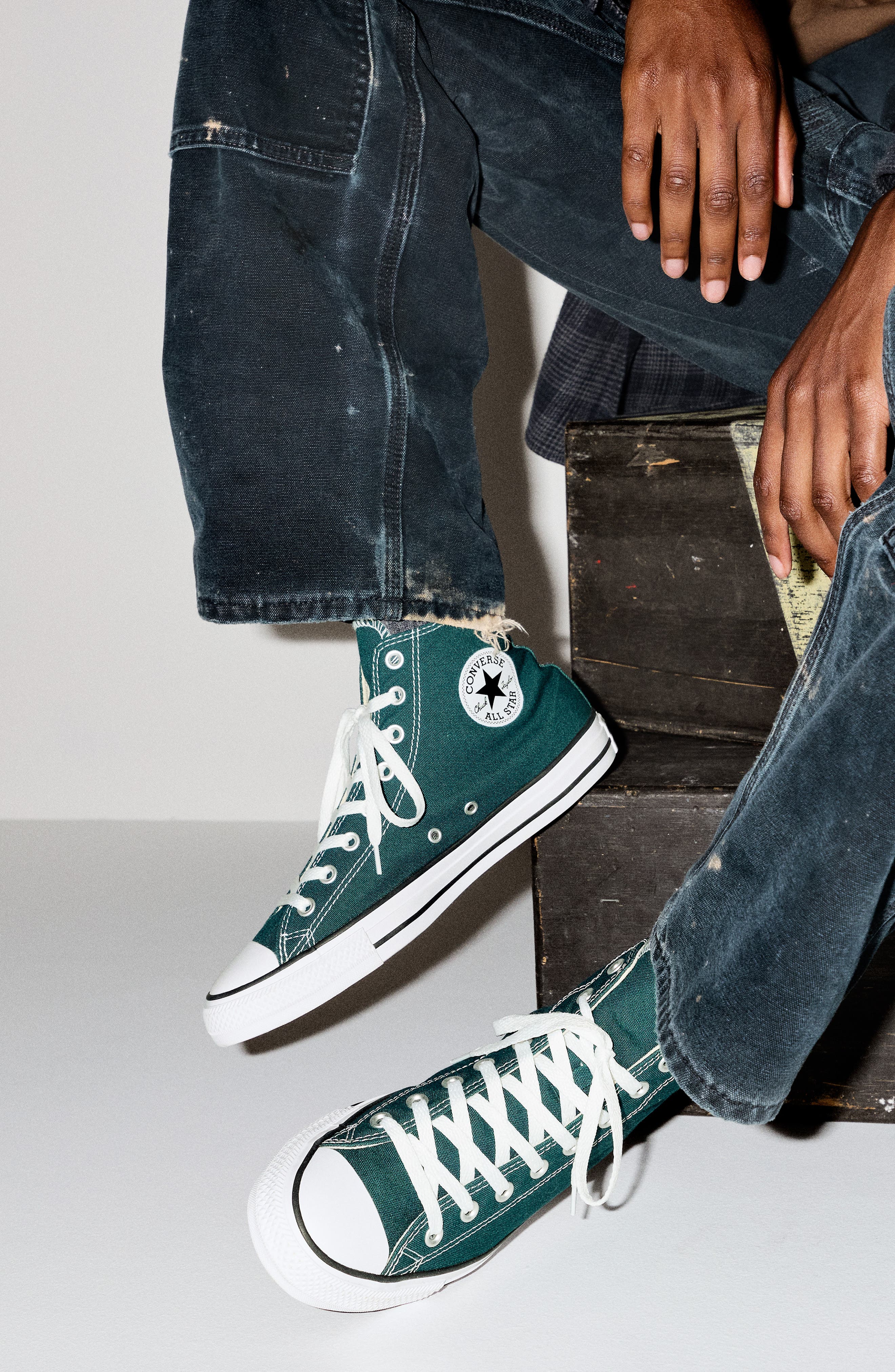 Converse Chuck Taylor<sup
®</sup
 All Star<sup
®</sup
 High Top Sneaker, Alternate, color, 