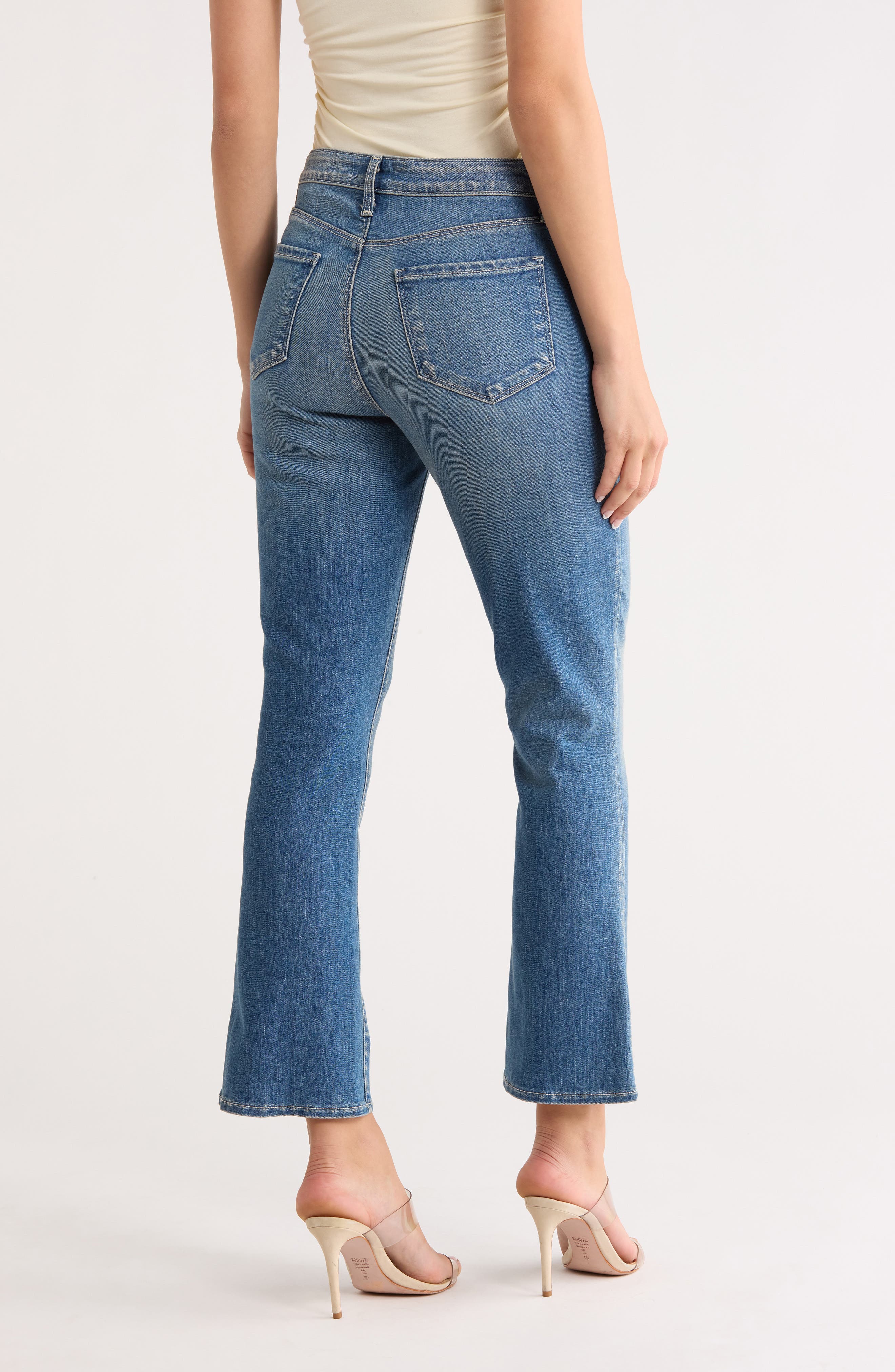 Tati High Rise Crop Micro Bootcut Jeans - image 3