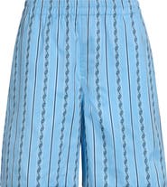 Versace Greca Stripe Jacquard Shorts
