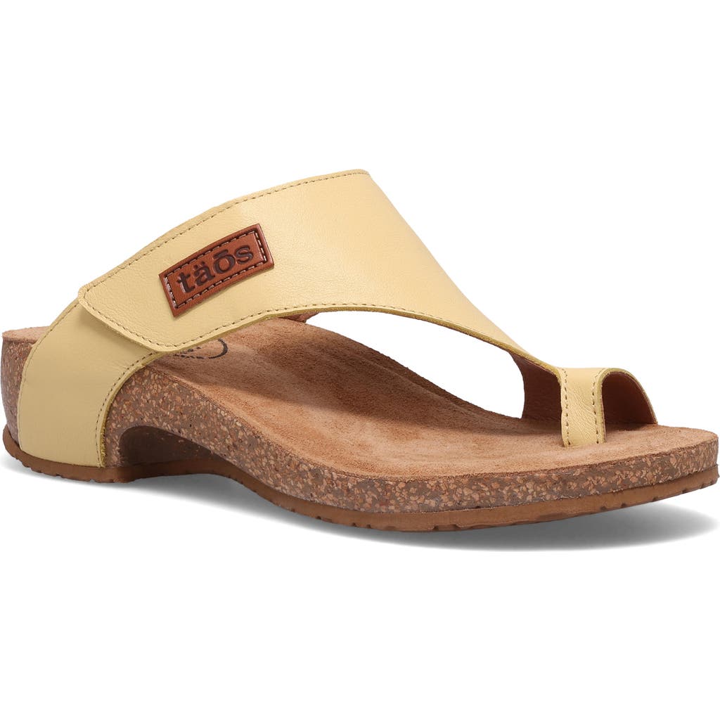 Taos Loop Toe Loop Sandal In Brown
