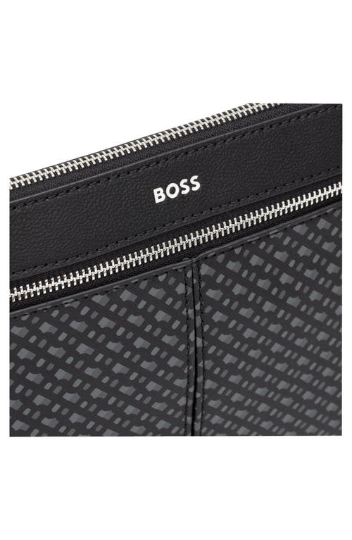 Hugo Boss Hugo Zair Envelope Crossbody Bag In Black