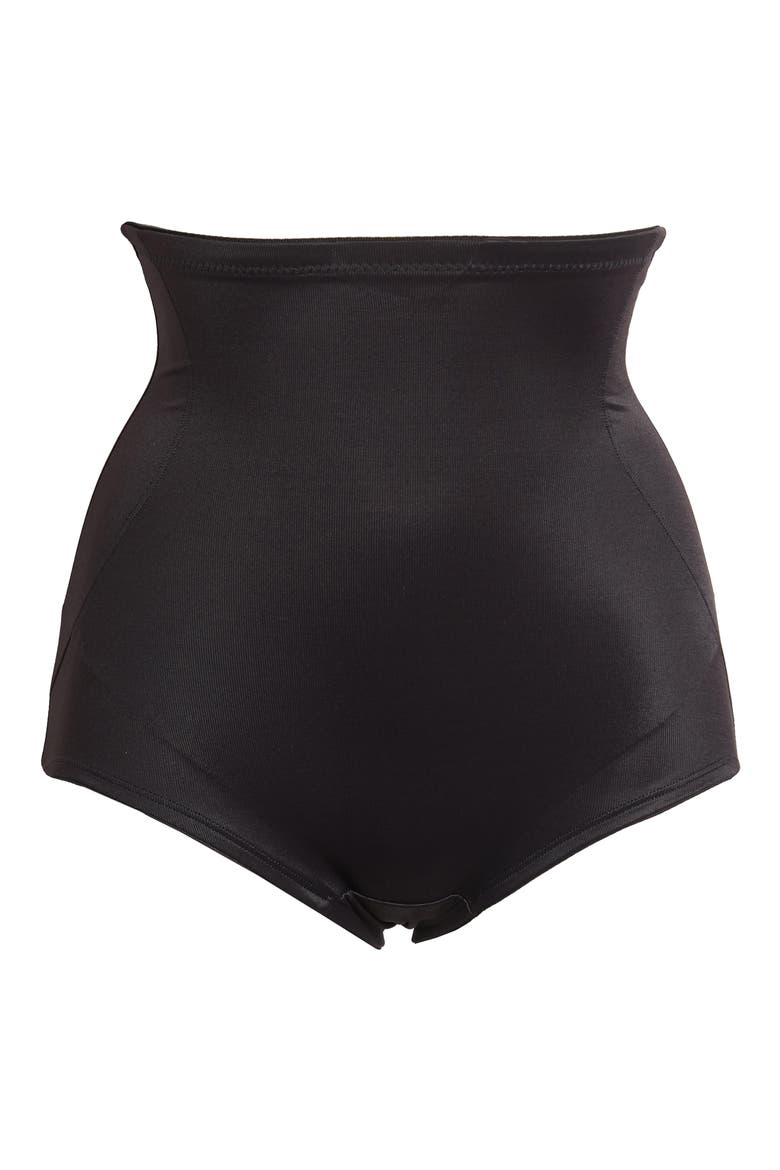 Back Magic® High Waist Shaping Briefs, Alternate, color, BLACK