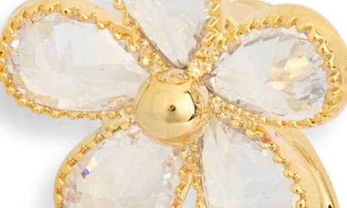 Eye Candy Los Angeles Kiara Cz Jacket Drop Earrings In Gold