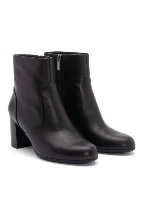 Abeo Tempo Ankle Boot In Black Nappa - Regular