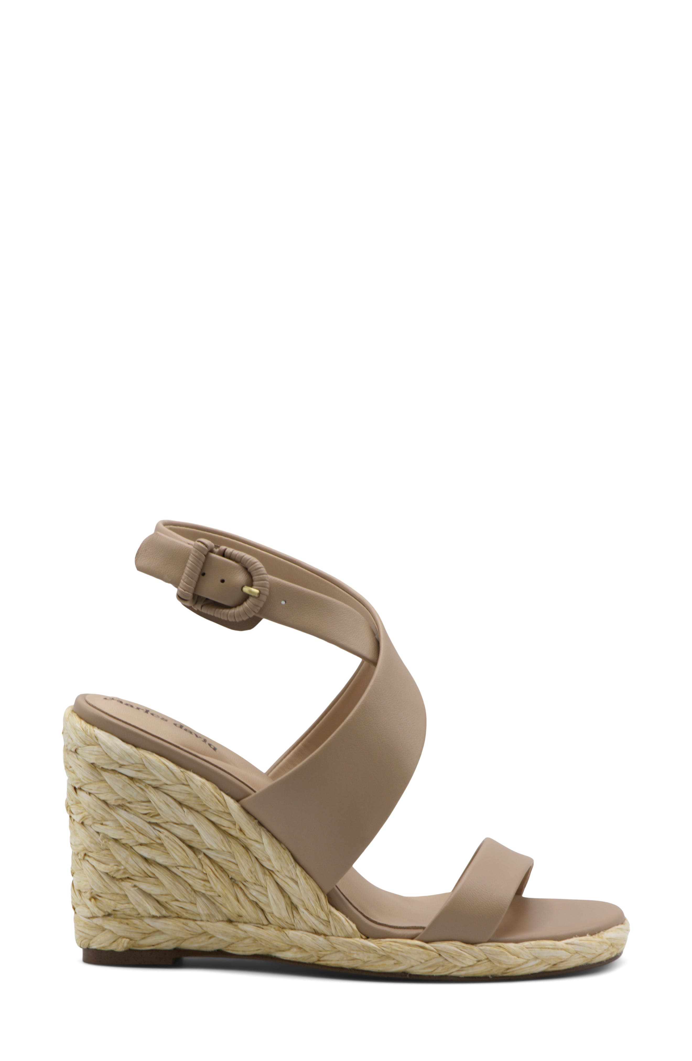 Charles David Russell Espadrille Wedge Sandal, Alternate, color, 