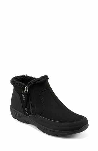 Easy Spirit Verry Faux Shearling Zip Bootie
