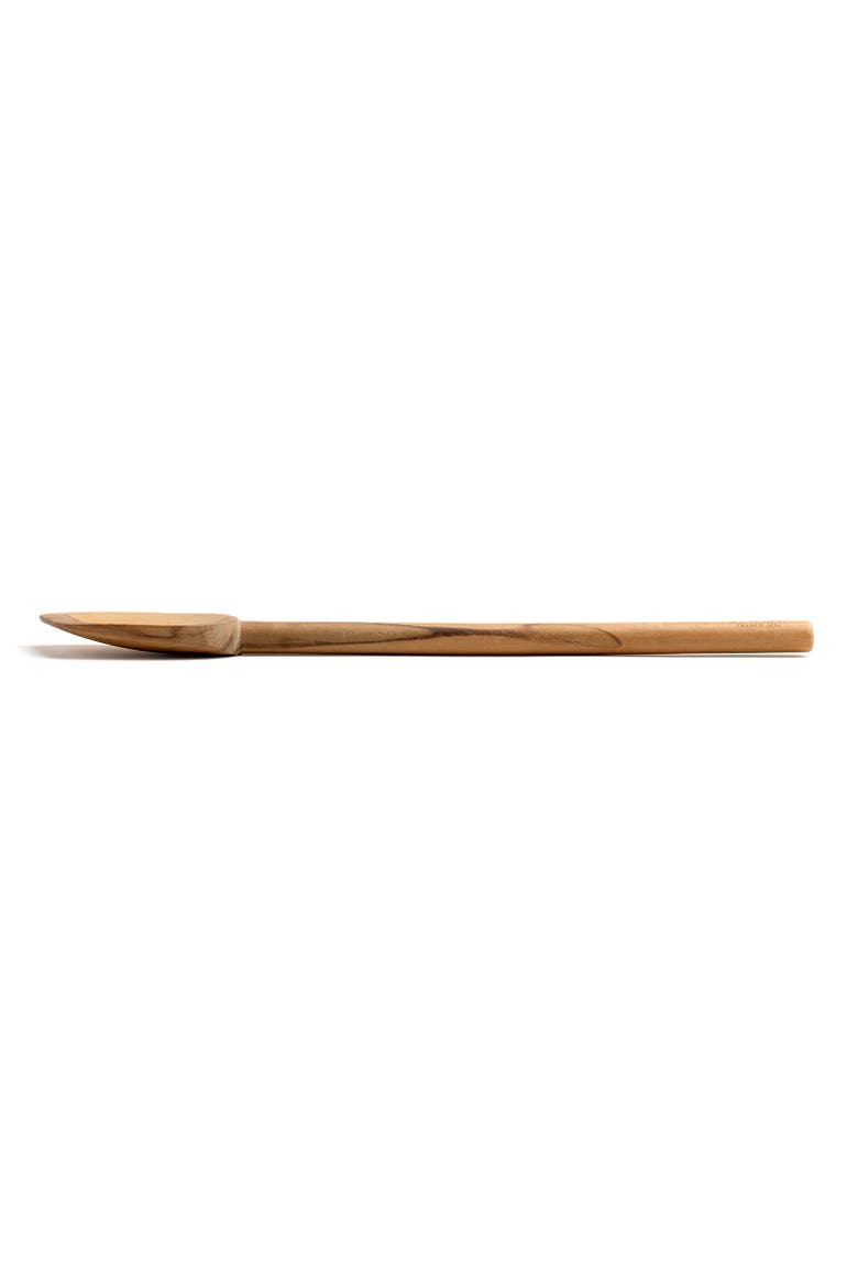 Handcrafted Olive Wood 12 Inch Pointed Spoon, Alternate, color, Brown