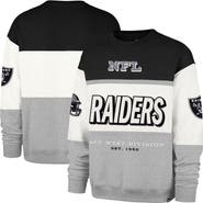 '47 Men's '47 Black/Gray Las Vegas Raiders Breeze Maximalist Sweatshirt