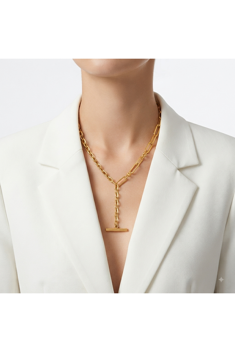 Olyra Lariat Bar Necklace, Alternate, color, Gold