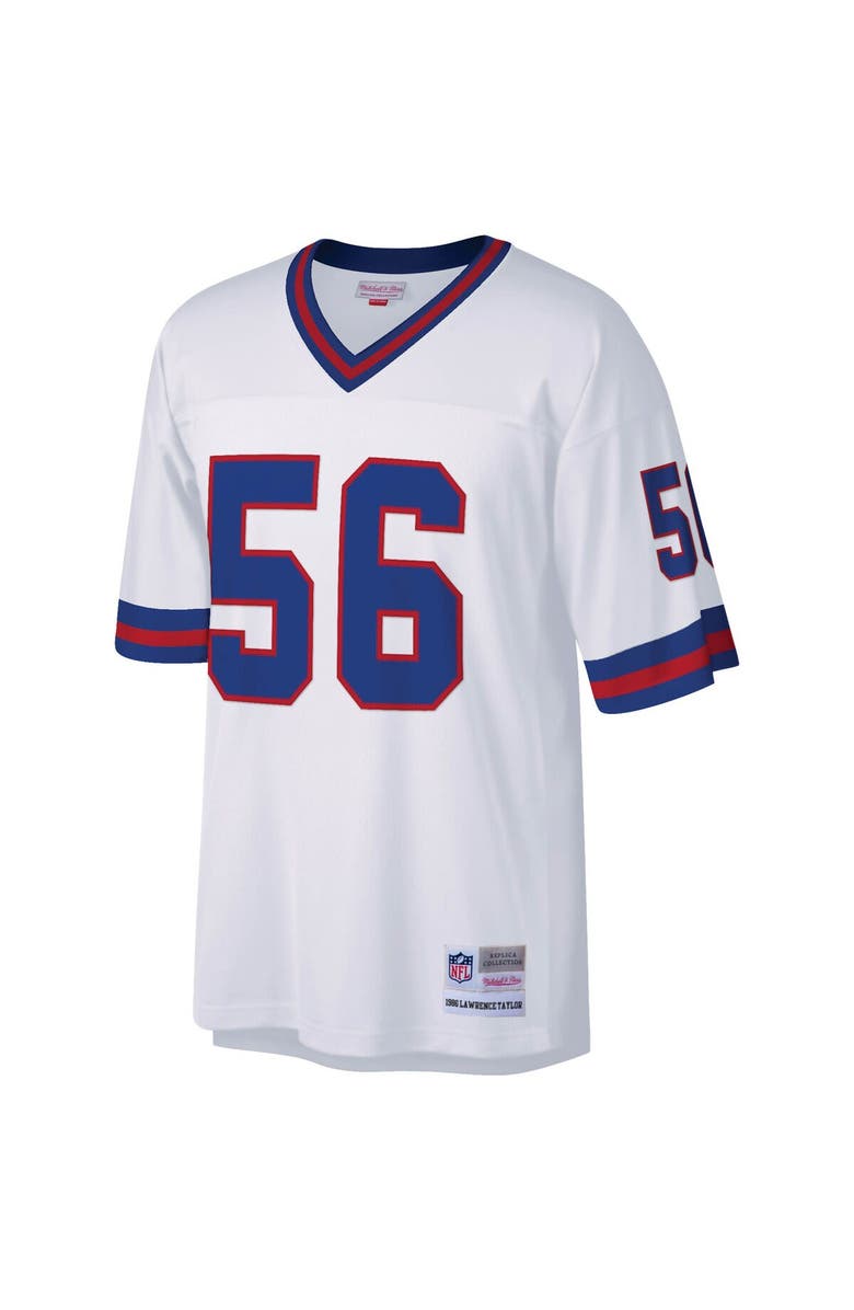 Mitchell & Ness Men's Mitchell & Ness Lawrence Taylor White New York Giants Legacy Replica Jersey, Alternate, color,