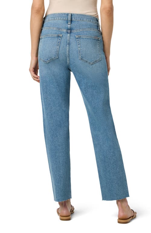 Joe's The Og Raw Hem High Waist Ankle Slim Straight Leg Jeans In Blue