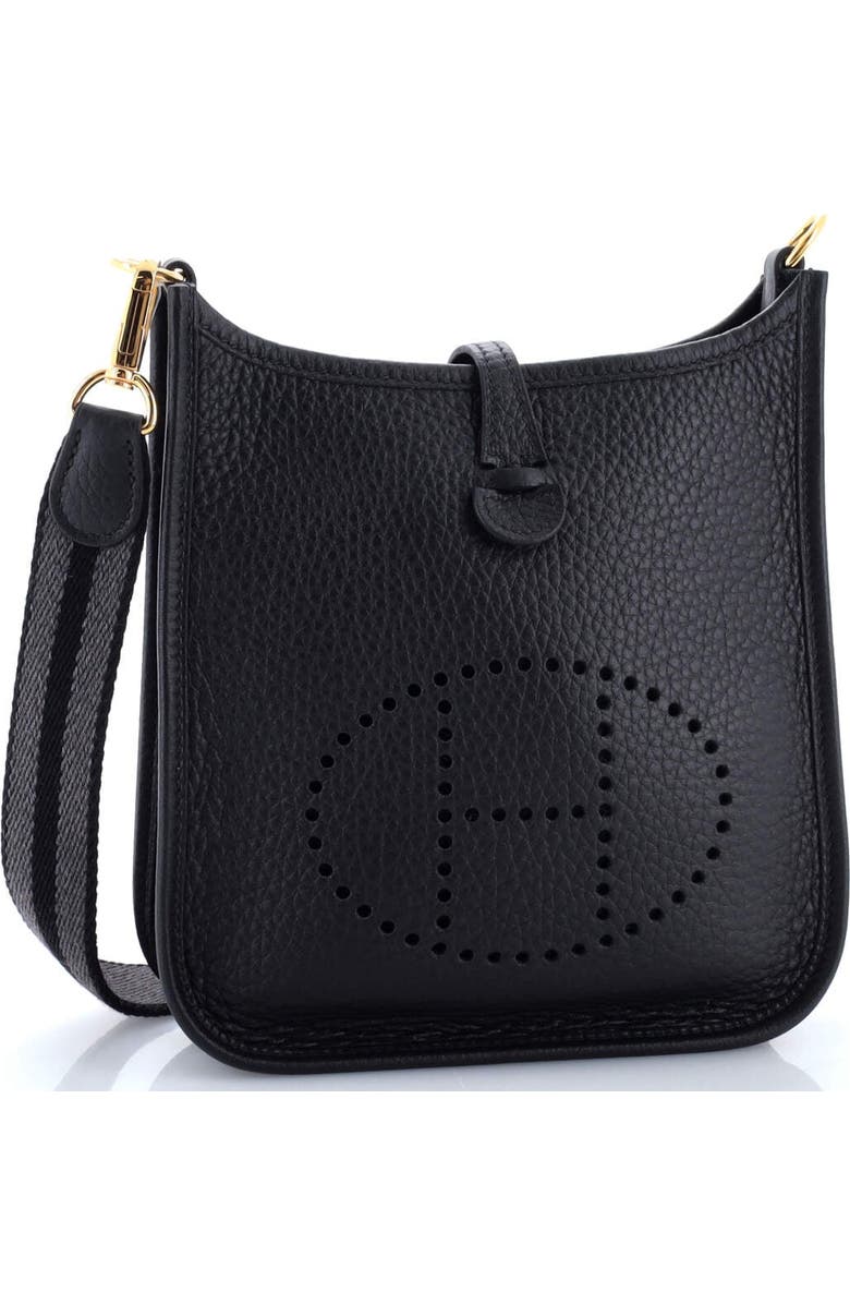 Pre-Owned Hermes Evelyne Bag Gen III Clemence TPM, Alternate, color, Noir