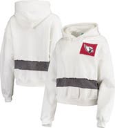 REFRIED APPAREL Women's Refried Apparel White Arizona Cardinals Sustainable Crop Dolman Pullover Hoodie